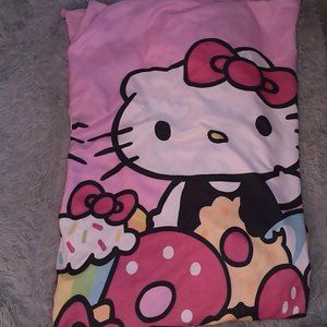 large flat hello kitty sheet